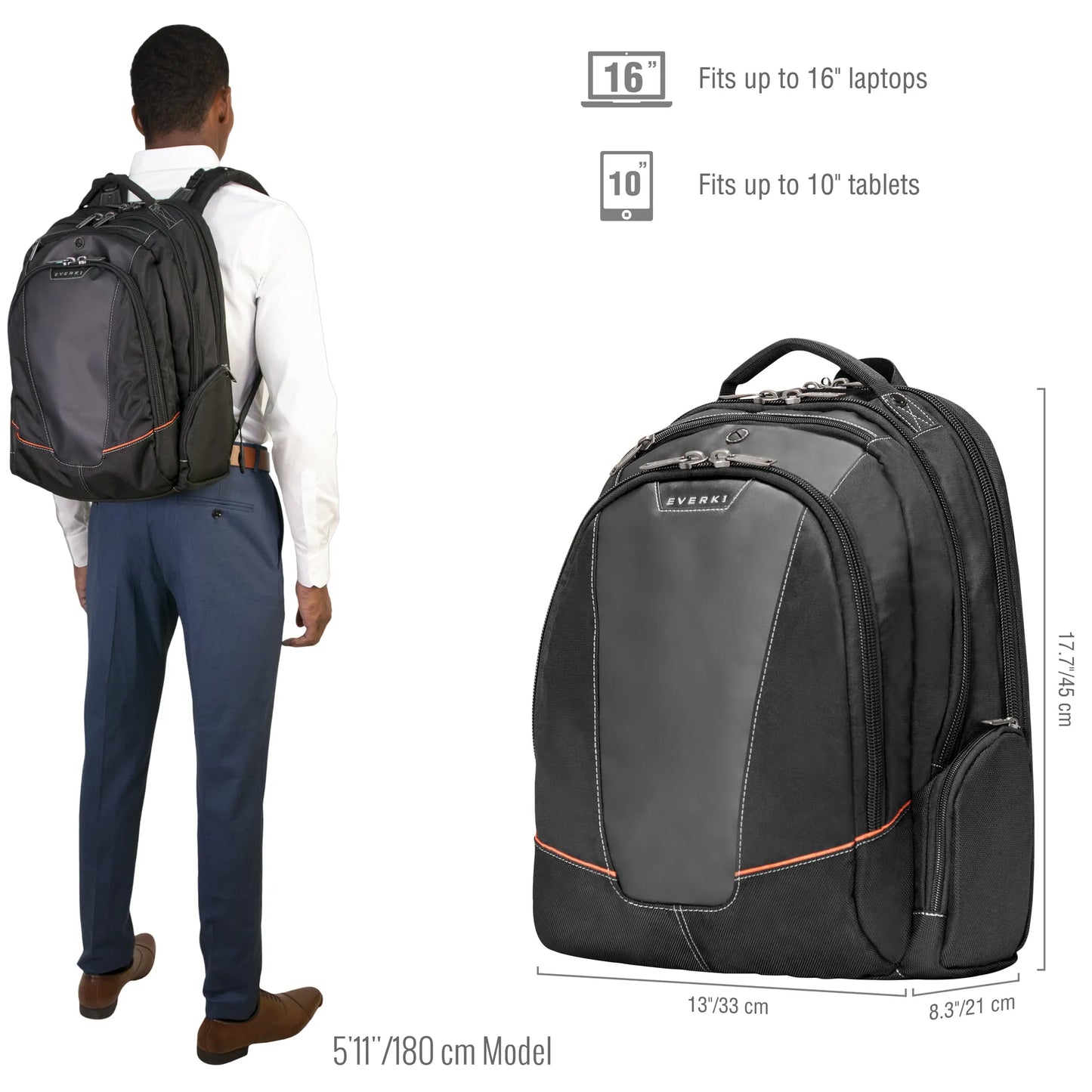 EVERKI EKP119 FLIGHT 16'' NOTEBOOK BACKPACK