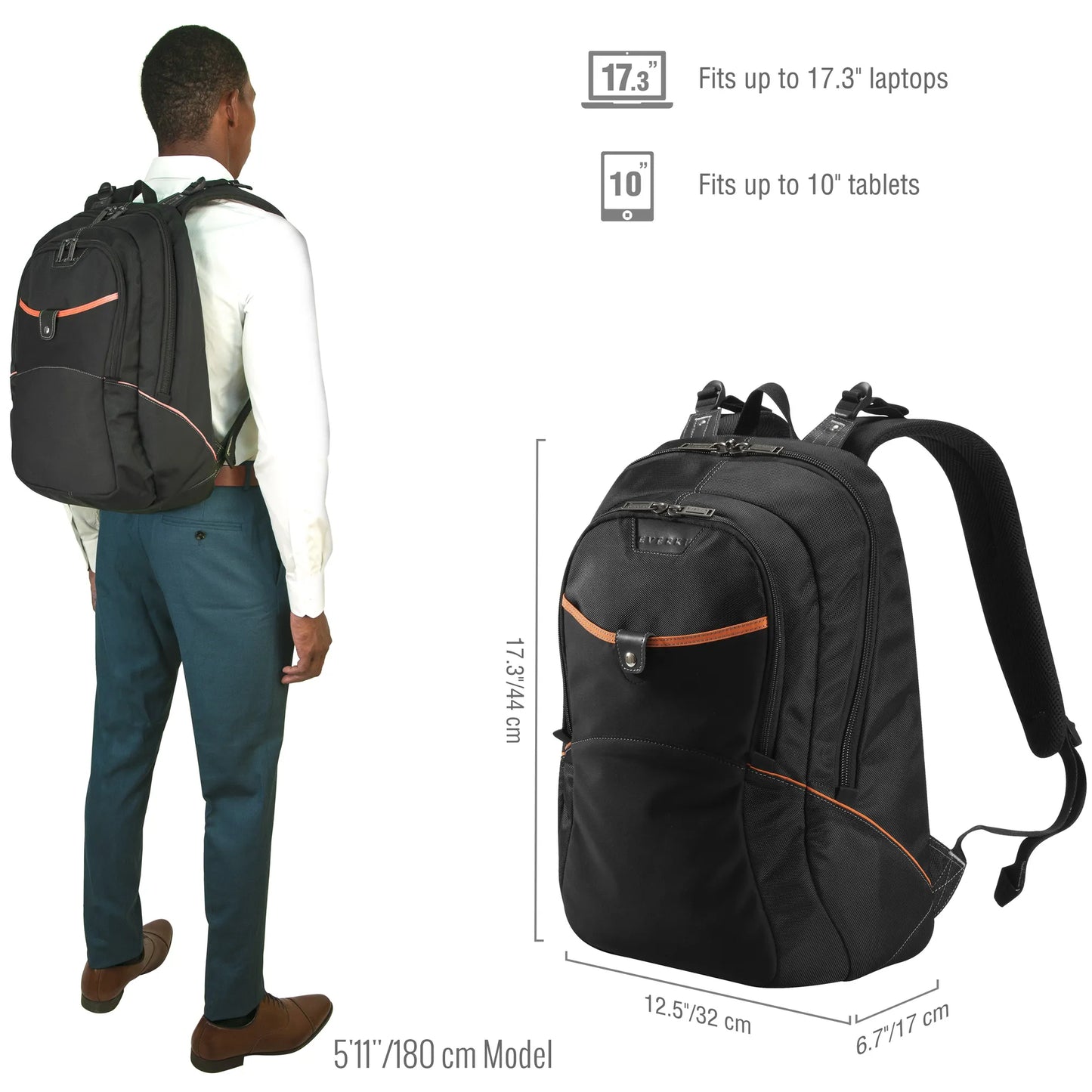 EVERKI EKP129 GLIDE 17.3''  NOTEBOOK BACKPACK