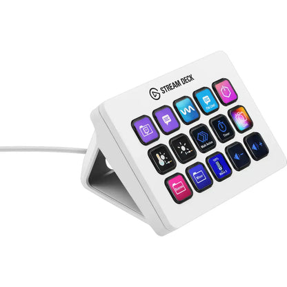 Elgato Stream Deck MK.2 - Tactile Control Interface; 15 Customizable LCD Keys - White