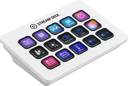 Elgato Stream Deck MK.2 - Tactile Control Interface; 15 Customizable LCD Keys - White