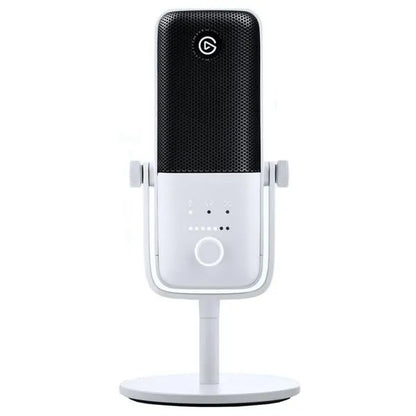 Elgato Wave:3 Microphone - Condenser capsule; Sample Rate: 48 / 96 kHz; Frequency Response: 70 - 20000 Hz; USB-C - White