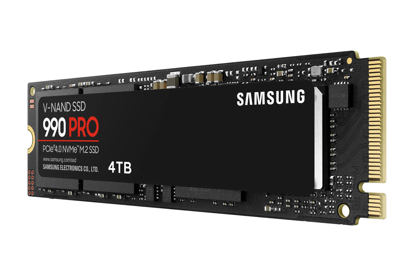 SAMSUNG MZ-V9P4T0BW 990 PRO 4 TB NVMe SSD - Read Speed up to 7450 MB/s; Write Speed to up 6900 MB/s; Random Read up to 1400000 I