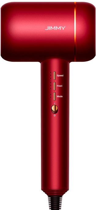 Jimmy Jf6 Pro Hair Dryer - Red features a sleek design with advanced technology for efficient styling and fast drying.