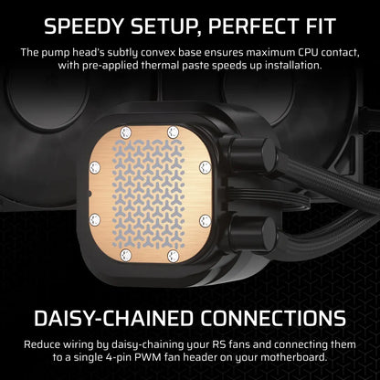 Corsair NAUTILUS 240; 240mm Radiator; Liquid CPU Cooler;  Intel® LGA 1851/1700; AMD® AM5/AM4