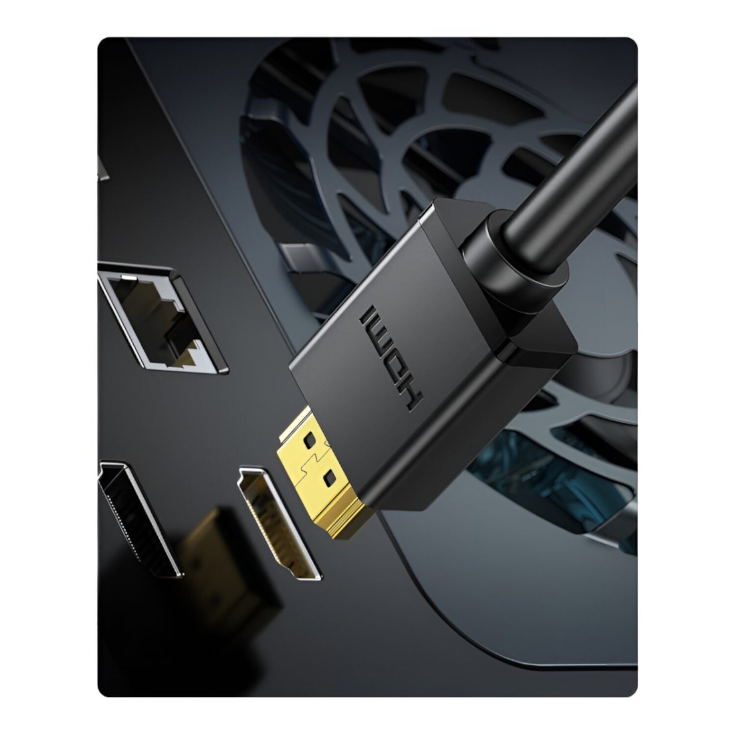 UGREEN HD104-10109 HDMI 4K Cable Male to Male Black 5m - Black