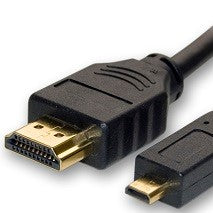 Microworld 1.5M HDMI Male to Micro Male Cable - High Definition Video with 4K Ultra HD support for seamless audio-video transfer.