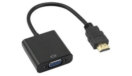 MicroWorld HDMI to VGA Adaptor – Connect modern devices to legacy displays effortlessly in HD quality!