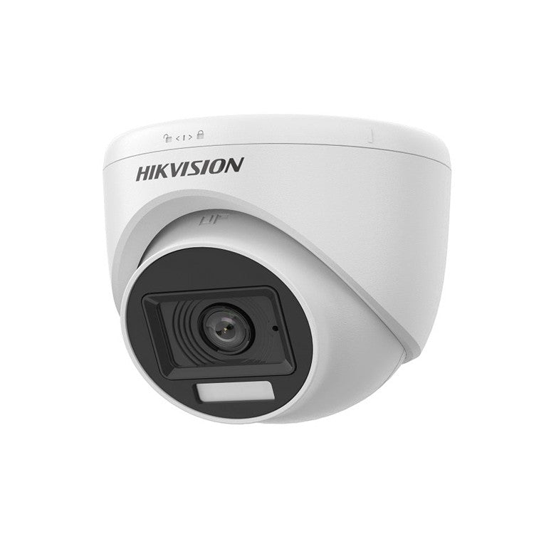 Hikvision DS-2CE76D0T-LPFS 2MP turret camera front view