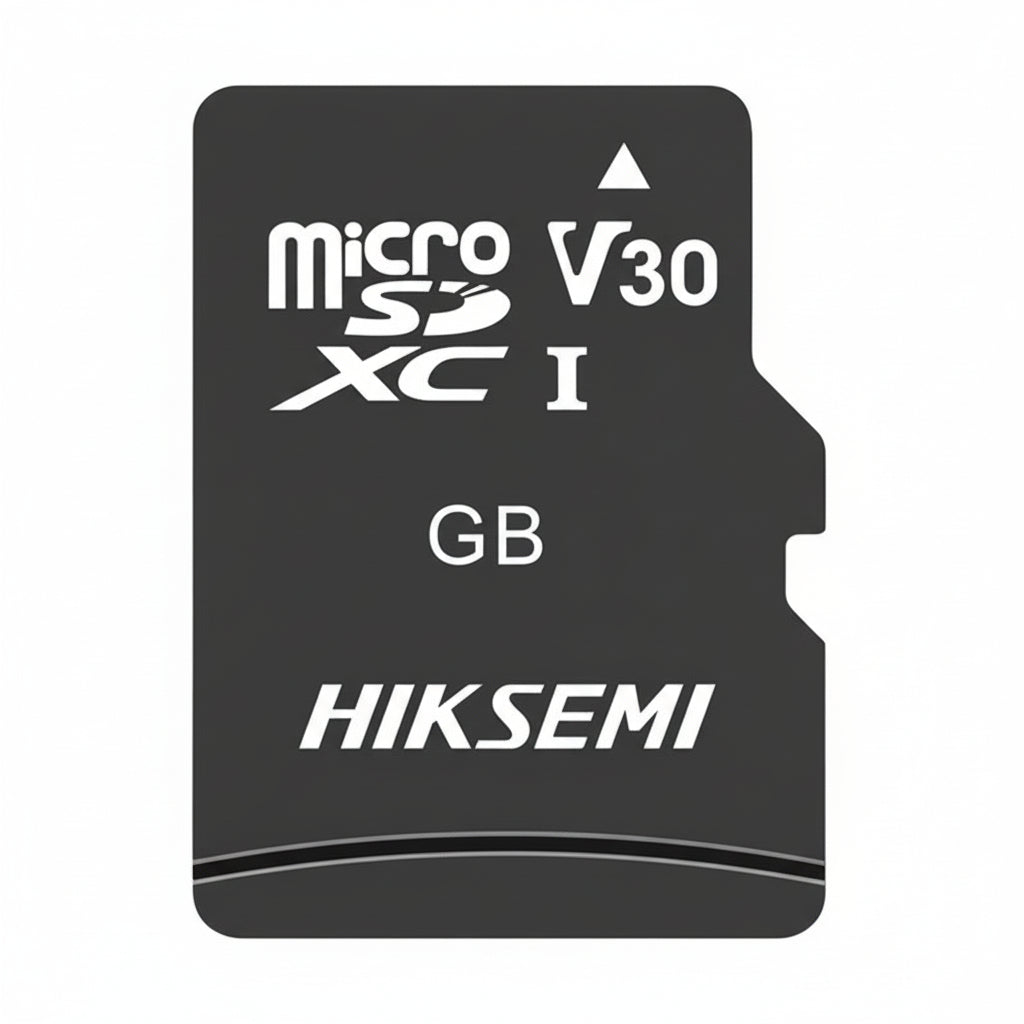 Hiksemi microSDXC card on a white background