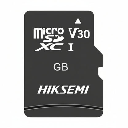 Hiksemi microSDXC card on a white background