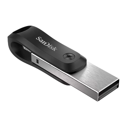 SanDisk iXpand Flash Drive Go 128GB – Lightning USB 3.0 dual drive for iPhone, iPad, computers