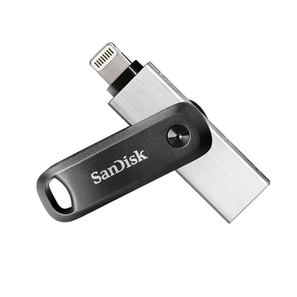SanDisk iXpand Flash Drive Go 128GB – Lightning USB 3.0 dual drive for iPhone, iPad, and computers