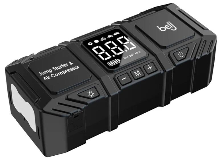 BELJ 12000mAh 12V Jump Starter with 150PSI Air Compressor