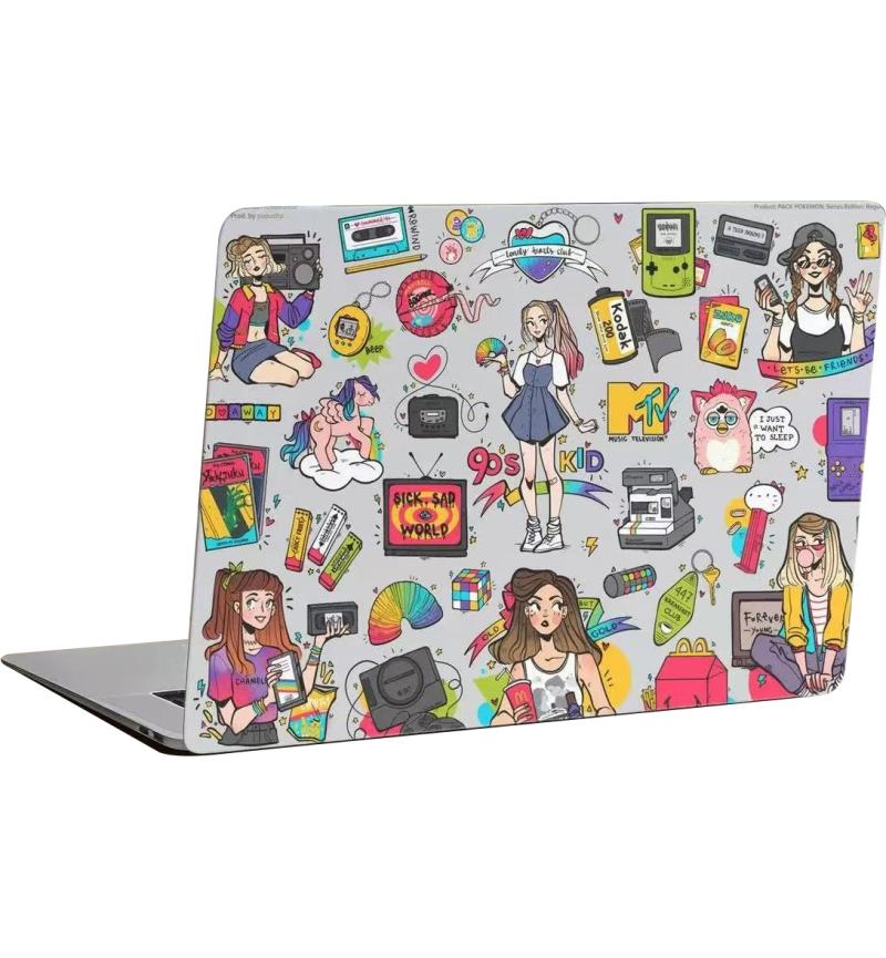 Microworld 15.6" Laptop Skin 90's Kids