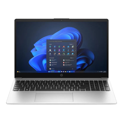 HP 255R G10 15.6 inch laptop open angled view