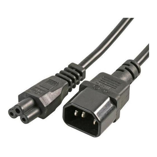 1.8m IEC C14 male to IEC C5 cloverleaf female power cable