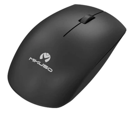 Mikuso MOS-W121 2.4GHz Wireless Optical Mouse – 1200 DPI – Black