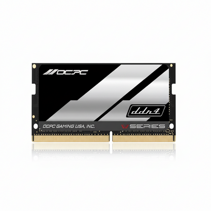 Computer memory module with OCPC branding on a white background