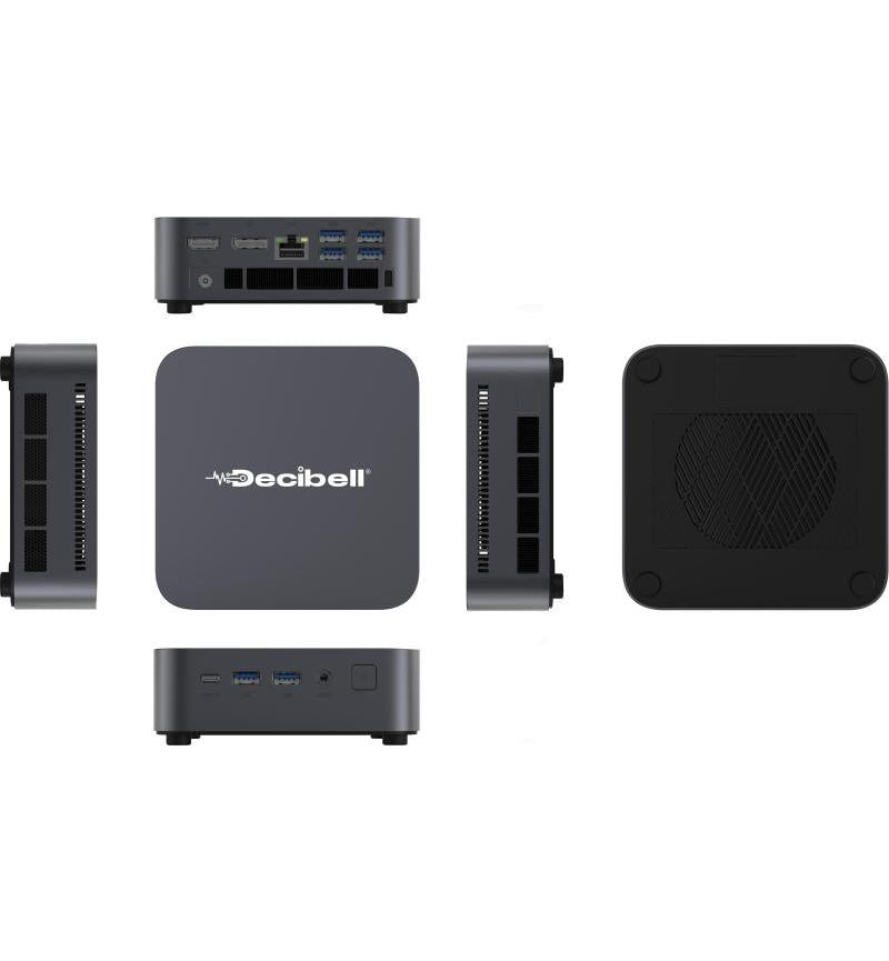 Decibell N3ES Mini PC – Core i3-1215U, 16GB RAM, 512GB SSD, Windows 11 Pro