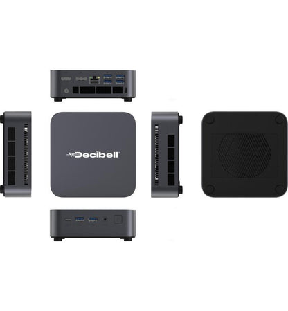 Decibell N3ES Mini PC – Core i3-1215U, 16GB RAM, 512GB SSD, Windows 11 Pro