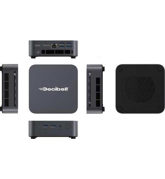 Decibell N3ES Mini PC – Core i3-1215U, 16GB RAM, 512GB SSD, Windows 11 Pro