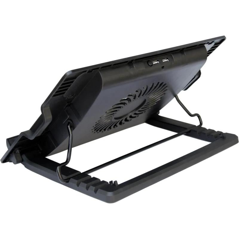 M-Link 17" Folding Laptop Cooling Stand with USB Hub – Adjustable Notebook Cooler