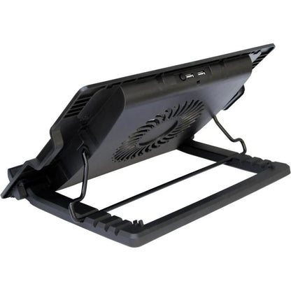 M-Link 17" Folding Laptop Cooling Stand with USB Hub – Adjustable Notebook Cooler