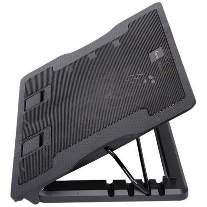 M-Link 17" Folding Laptop Cooling Stand with USB Hub – Adjustable Notebook Cooler
