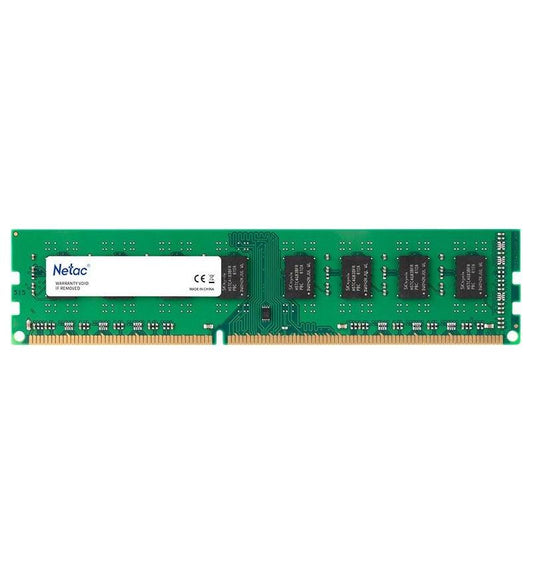 Netac 4GB DDR3 1600MHz Desktop RAM – PC Memory Module | Reliable Performance for faster, smooth desktop computing.
