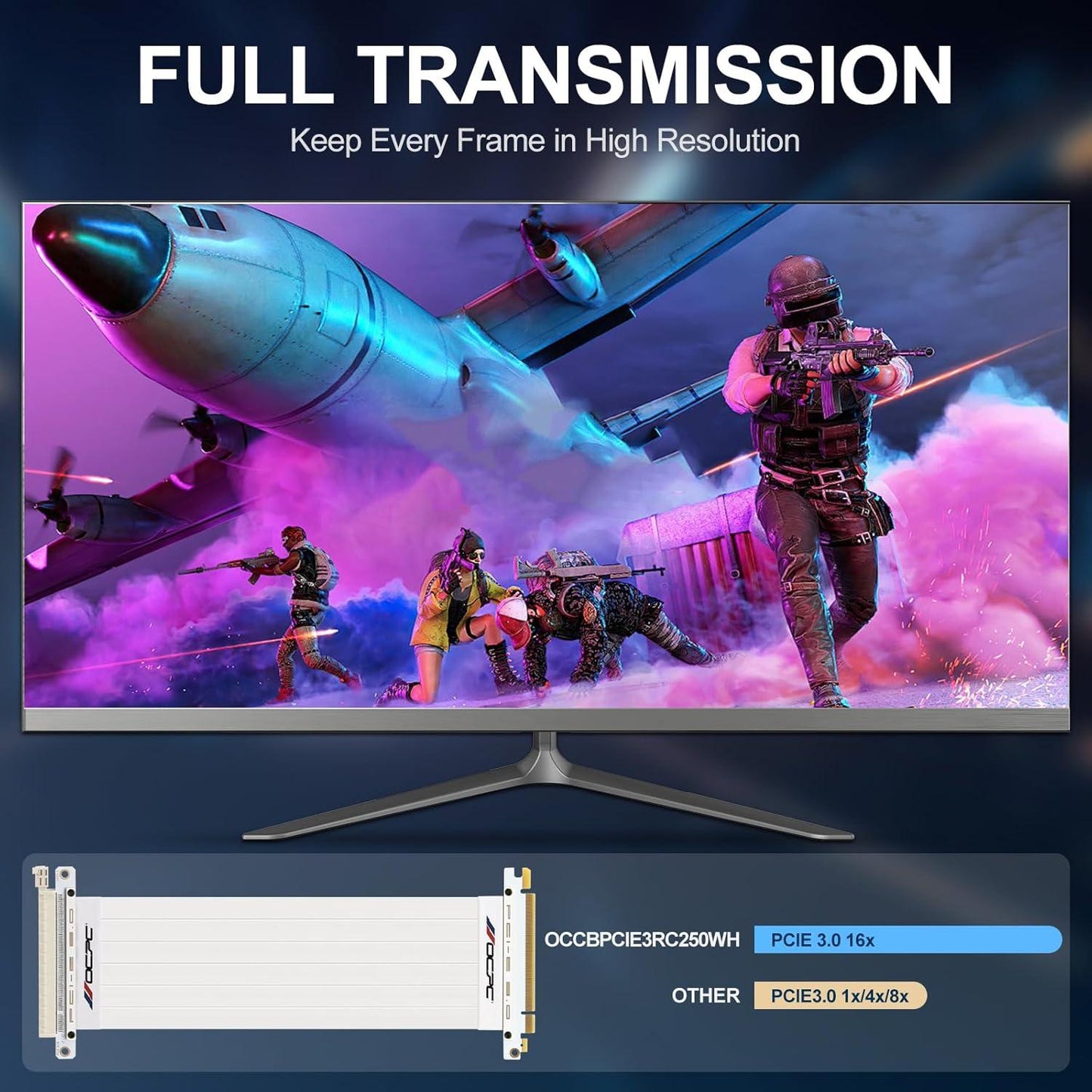 OCPC XTENDER PCI-E 3.0 RISER CABLE 250MM