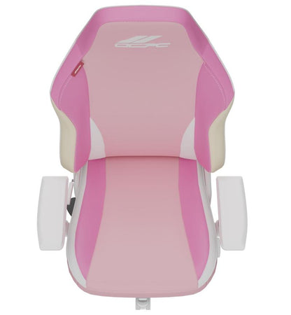 OCPC AMR‑12 Amore Kids Gaming Chair Pink features a PU leather ergonomic seat with 4D armrests, perfect for ages 5–12.
