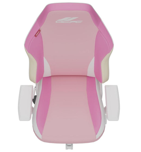 OCPC AMR‑12 Amore Kids Gaming Chair Pink features a PU leather ergonomic seat with 4D armrests, perfect for ages 5–12.