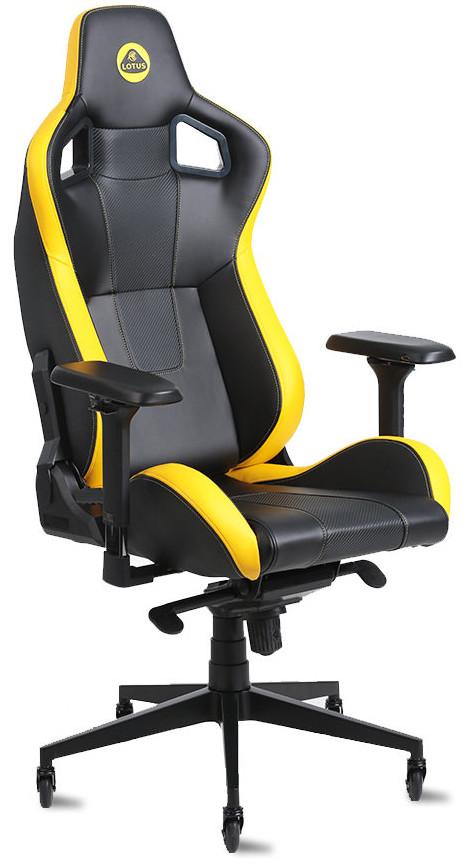 OCPC Lotus Gaming Chair – Ergonomic RGB Racing Seat with Lumbar Support, perfect for gamers seeking comfort and style.
