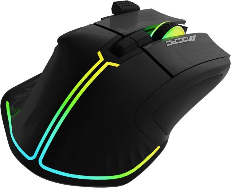 OCPC MR33 wireless gaming mouse black RGB lighting