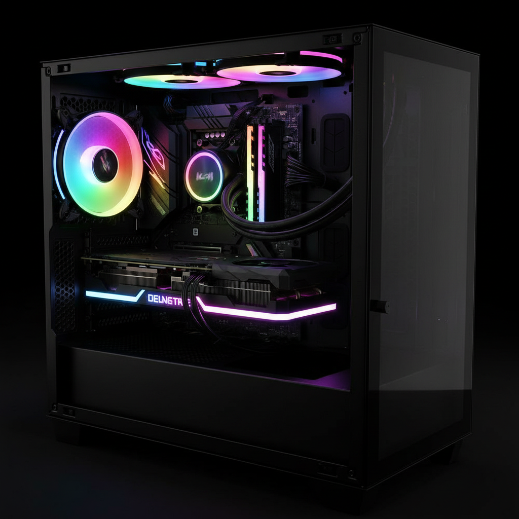 OCPC Velocita 120 ARGB PWM 120mm Case Fan Black