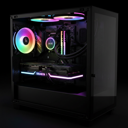 OCPC Velocita 120 ARGB PWM 120mm Case Fan Black