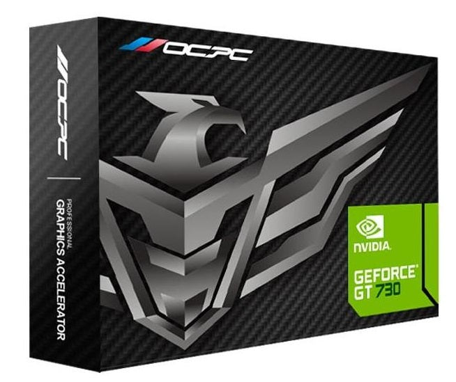 OCPC GT730 LP, 4GB DDR3,128 BIT graphics card enhances your PC's performance beyond integrated graphics.