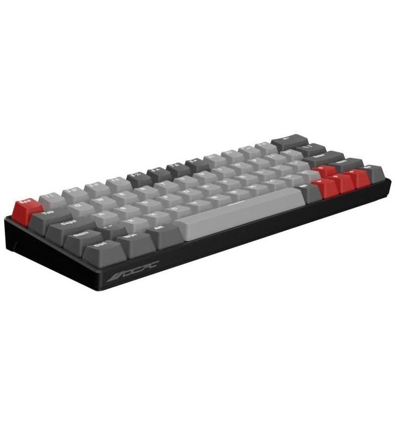 OCPC ZERO MINI 61-Key Mechanical Gaming Keyboard – Black/Grey (OCZRM61LGR)
