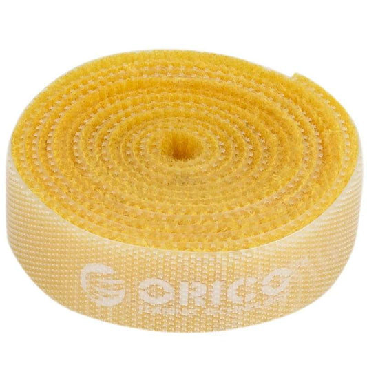 ORICO CBT-1S-OR 1m yellow reusable hook-and-loop cable tie