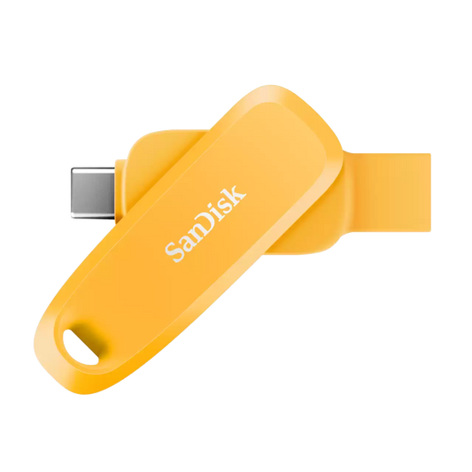 SanDisk Ultra Dual Drive Luxe USB Type-C 32GB Flash Drive Yellow Daffodil