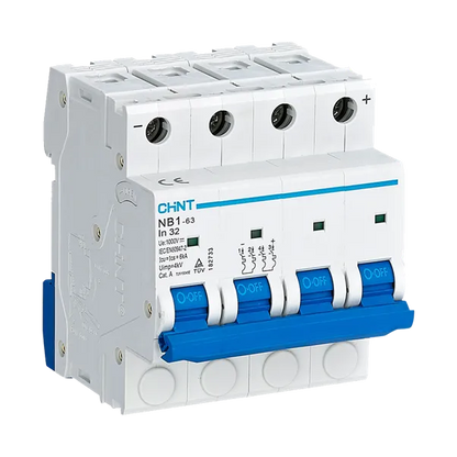 Solar PV DC Circuit Breaker (Isolator) 4P 1000V