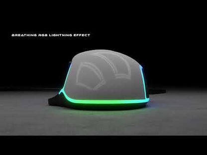 OCPC MR8 Professional 7D USB Gaming Mouse – 1200–7200 DPI Precision, RGB Breathing Light