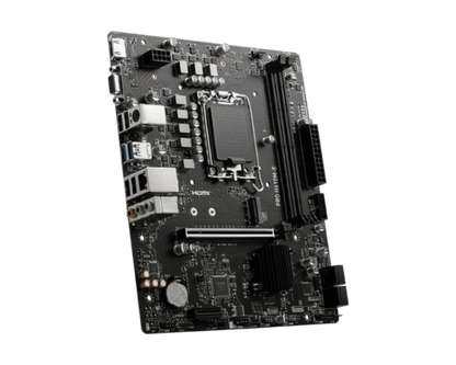 RBTech: MSI PRO H610M-E DDR5 Micro-ATX Motherboard - LGA 1700, PCIe 4.0, HDMI, USB 3.2, DDR5 Support