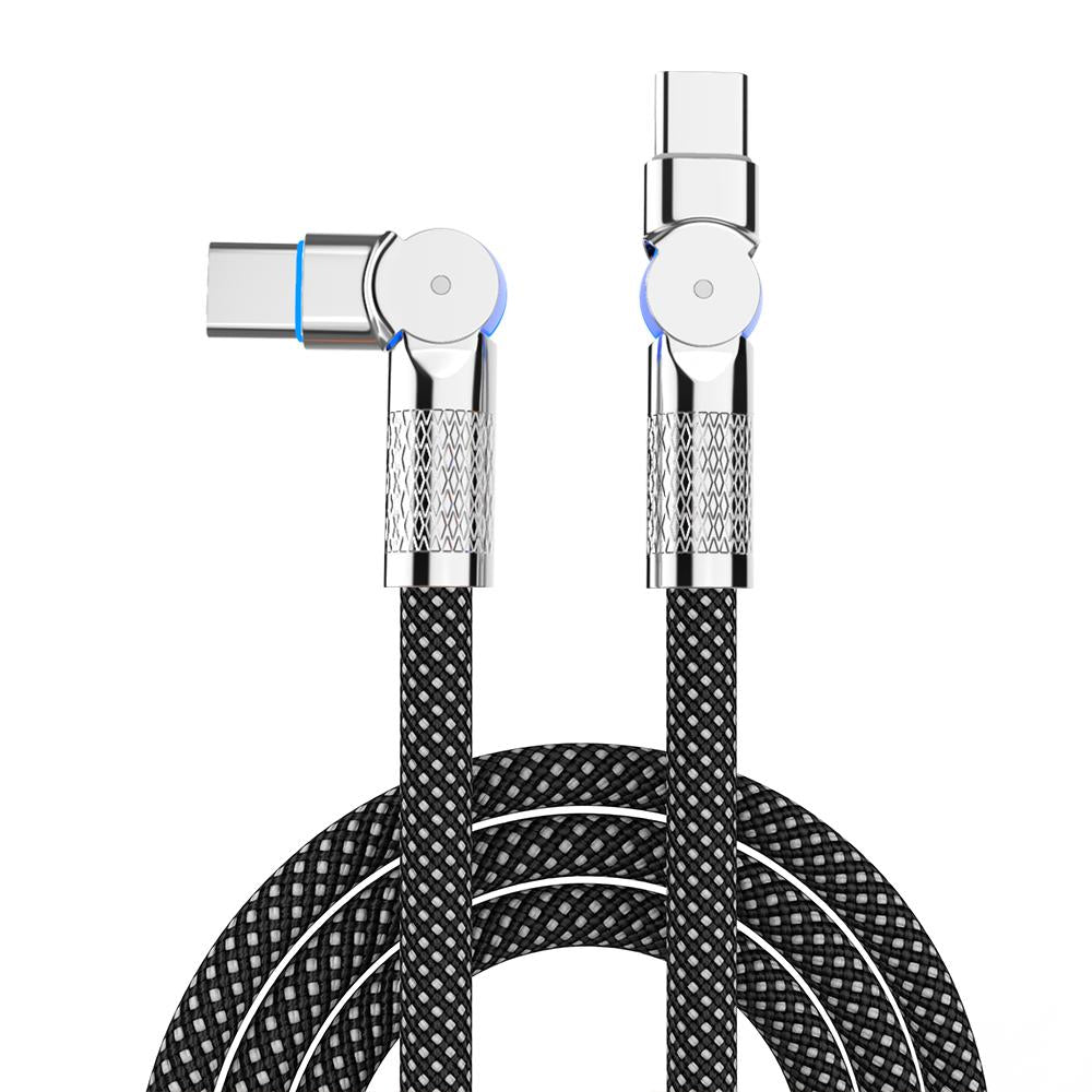 M-Link 240W USB-C to USB-C 90° Rotation Cable - 2m