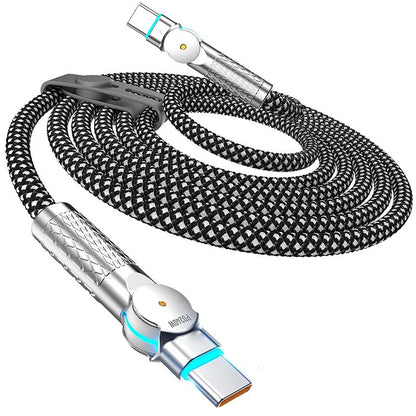 M-Link 240W USB-C to USB-C 90° Rotation Cable - 2m