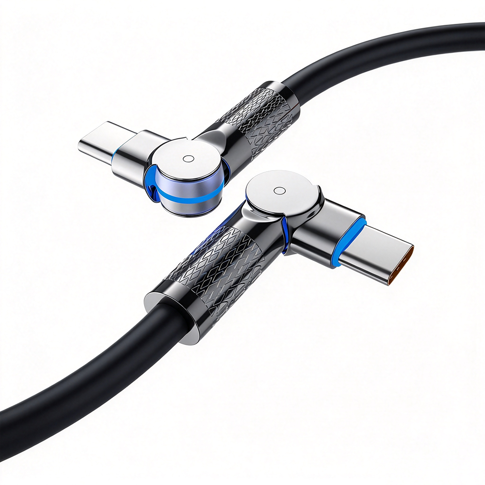 M-Link RCC60 60W USB-C to USB-C Flexible Rotation Cable - 2m