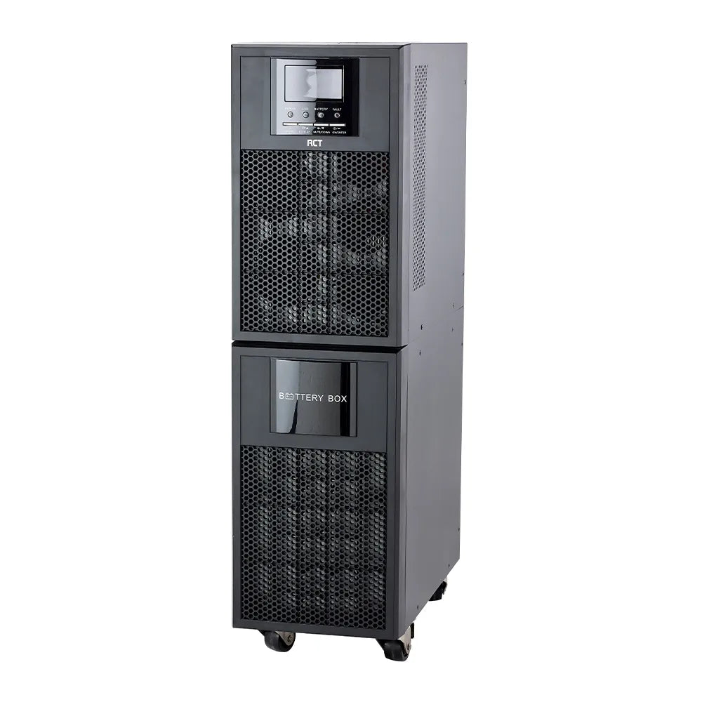 RCT 6000VA/4800W ONLINE TOWER UPS (16x12v/9AH Battery) - BATTERY 6 MONTH WARRANTY ONLY!.