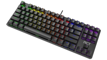 RCT HyperKey 104 keys Mechanical Gaming Keyboard; Blue mechanical switches; Multi Color LED Backlight.