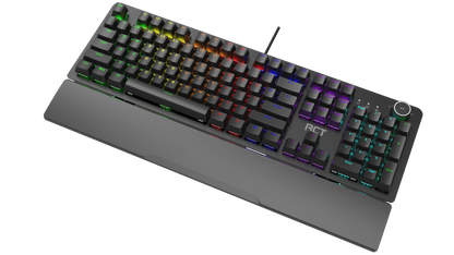 RCT HyperKey 104 keys Mechanical Gaming Keyboard; Blue mechanical switches; Multi Color LED Backlight.