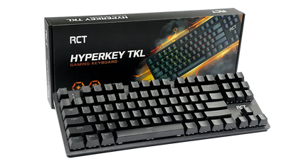 RCT HyperKeyTKL 87 keys Mechanical Gaming Keyboard; Blue mechanical switches; Multi Color LED Backlight.